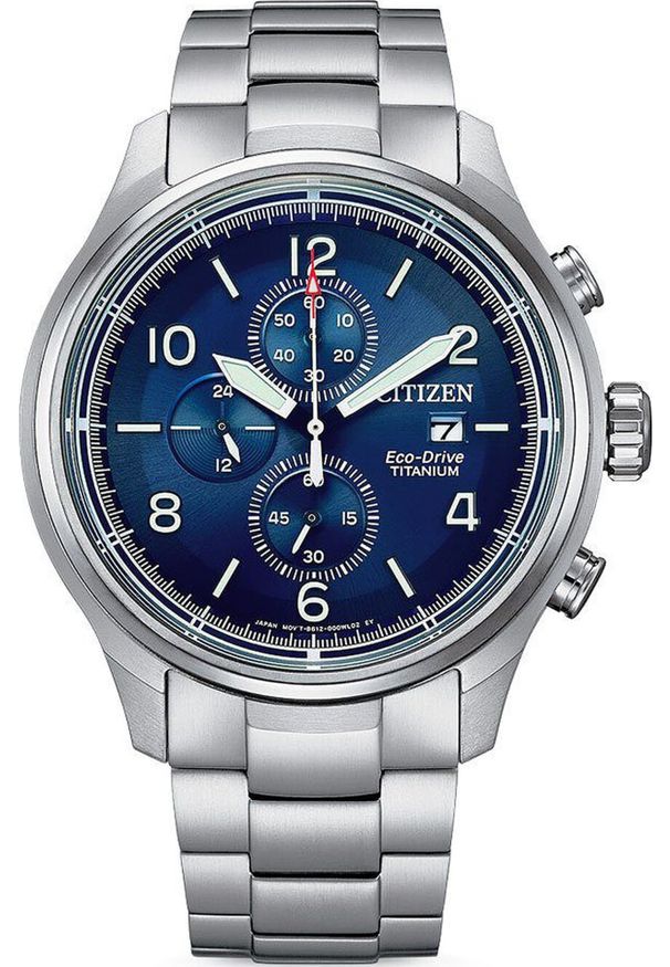 CITIZEN - Zegarek Citizen Zegarek Męski Citizen Super-Titanium Eco-Drive CA0810-88L + BOX