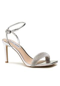 Steve Madden Sandały Entice-R SM11002267-751 Srebrny. Kolor: srebrny. Materiał: materiał #5