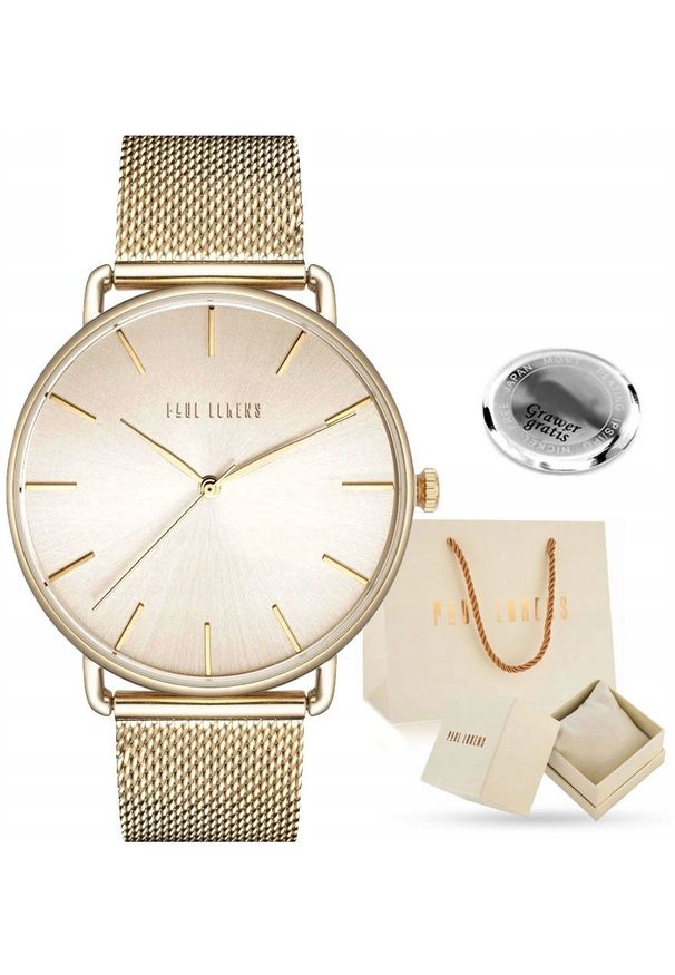 Zegarek damski Paul Lorens NEXA-4D1 Z GRAWEREM