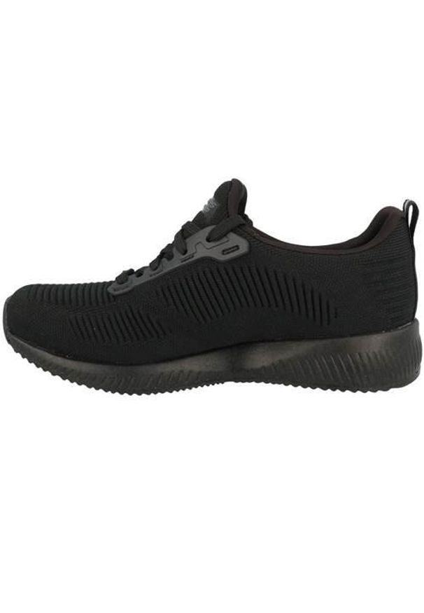 skechers - Buty do chodzenia damskie Skechers Bobs Squad. Zapięcie: sznurówki. Kolor: wielokolorowy, czarny. Materiał: materiał, syntetyk, tkanina. Szerokość cholewki: normalna. Sport: turystyka piesza