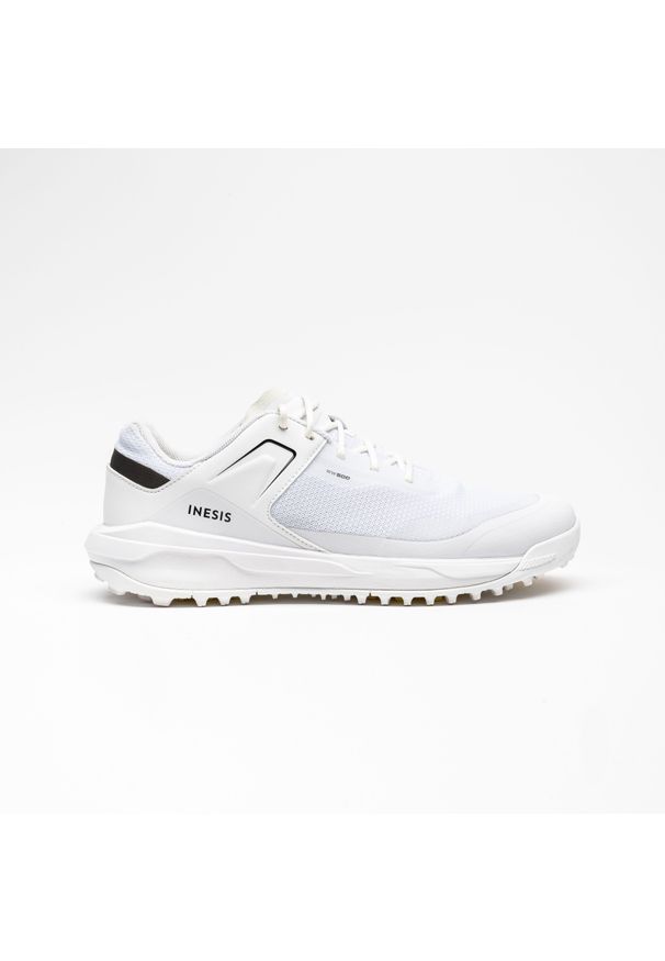INESIS - Buty do golfa męskie Inesis WW500. Kolor: biały. Materiał: mesh, materiał. Sport: golf