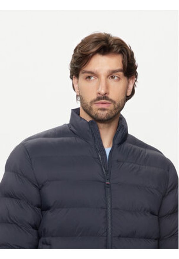 TOMMY HILFIGER - Tommy Hilfiger Kurtka zimowa MW0MW37259 Granatowy Regular Fit. Kolor: niebieski. Materiał: syntetyk. Sezon: zima