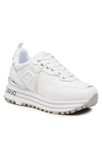 Sneakersy Liu Jo Maxi Wonder 01 BA3013 P0102 White 01111. Kolor: biały. Materiał: skóra