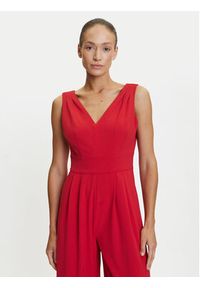 Tatuum Kombinezon Fang T2504.075 Czerwony Wide Leg. Kolor: czerwony. Materiał: syntetyk