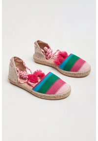 Mc2 Saint Barth - Espadryle Soler Crochet MC2 SAINT BARTH. Zapięcie: pasek. Materiał: dziergany. Wzór: paski