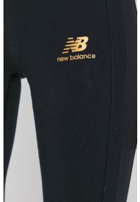 New Balance Legginsy damskie kolor czarny gładkie. Stan: podwyższony. Kolor: czarny. Wzór: gładki #3