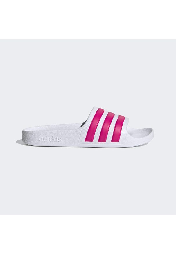 Adidas - Klapki adilette Aqua Kids. Kolor: różowy, biały, wielokolorowy. Styl: elegancki, sportowy