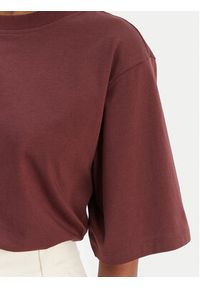 BOSS T-Shirt Enismall 50523256 Brązowy Oversize. Kolor: brązowy. Materiał: bawełna #4