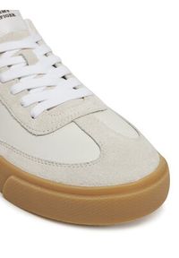 TOMMY HILFIGER - Tommy Hilfiger Sneakersy Th Cupset Summer Lth FM0FM05487 Biały. Kolor: biały. Materiał: skóra #6