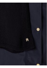 TOMMY HILFIGER - Tommy Hilfiger Szalik AW0AW17790 Czarny. Kolor: czarny. Materiał: kaszmir, materiał