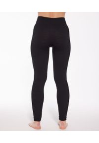 Legginsy damskie Brubeck JOGA MERINO. Kolor: czarny. Sport: joga i pilates