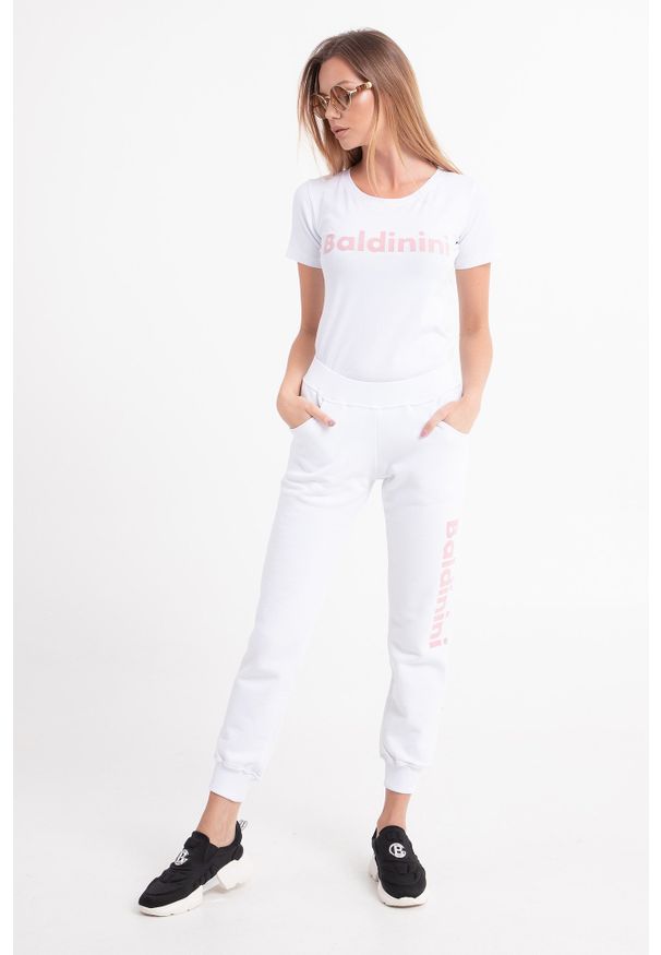 Baldinini - T-SHIRT BALDININI. Okazja: na co dzień. Materiał: materiał. Styl: casual