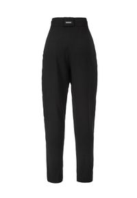 ANIA KUCZYŃSKA - Wełniane czarne spodnie Ornella. Stan: podwyższony. Kolor: czarny. Materiał: wełna #5