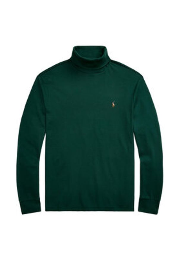 Polo Ralph Lauren Golf 710760126027 Zielony Regular Fit. Typ kołnierza: golf, polo. Kolor: zielony. Materiał: bawełna