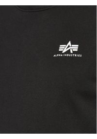 Alpha Industries Bluza Basic 188307 Czarny Regular Fit. Kolor: czarny. Materiał: bawełna #3