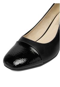 Rieker Czółenka 44760-00 Czarny. Kolor: czarny. Materiał: materiał #8