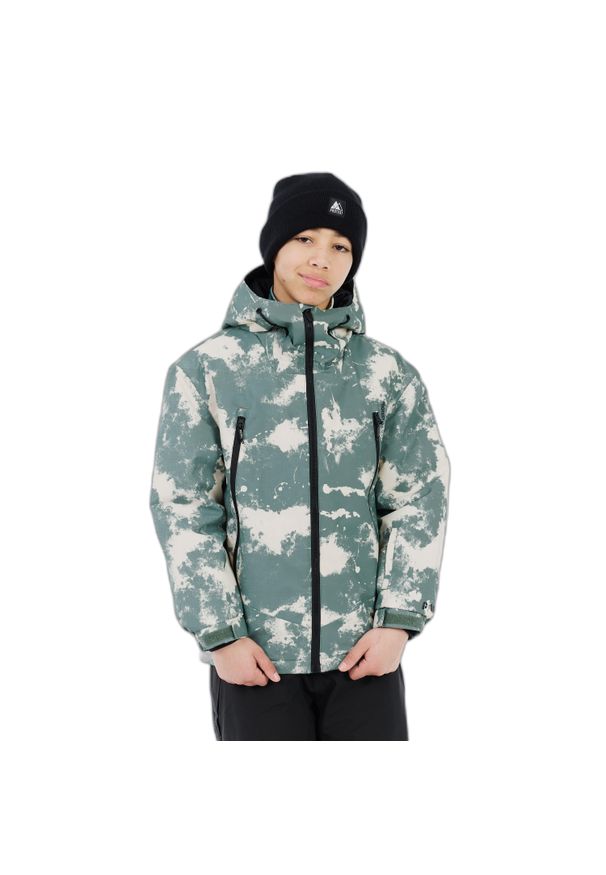 Dziecięca kurtka narciarska Protest Wheezy. Kolor: zielony. Sezon: zima. Sport: narciarstwo