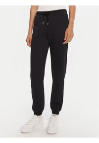 Roxy Spodnie dresowe Surf Stoked Pant Brushed ERJFB03491 Czarny Regular Fit. Kolor: czarny. Materiał: bawełna