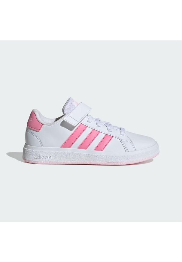Sneakersy Adidas Original Grand Court 2.0 El Ftwwht/M Dzieci. Okazja: na co dzień. Kolor: biały, wielokolorowy, różowy