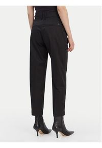 TOMMY HILFIGER - Tommy Hilfiger Chinosy WW0WW40504 Czarny Straight Fit. Kolor: czarny. Materiał: bawełna #2