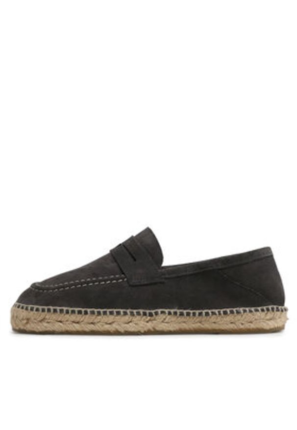 Manebi Espadryle Loafers Espadrilles W 1.0 L0 Szary. Kolor: szary. Materiał: zamsz, skóra