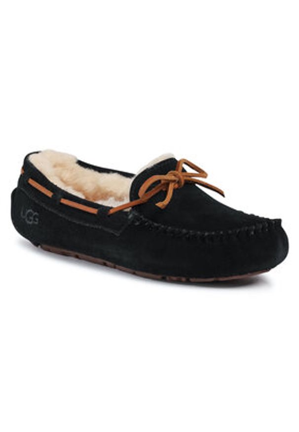 Ugg Kapcie W Dakota 1107949 Czarny. Kolor: czarny. Materiał: skóra