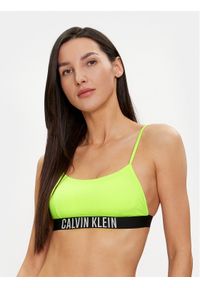 Calvin Klein Swimwear Góra od bikini KW0KW02507 Zielony. Kolor: zielony. Materiał: syntetyk #1