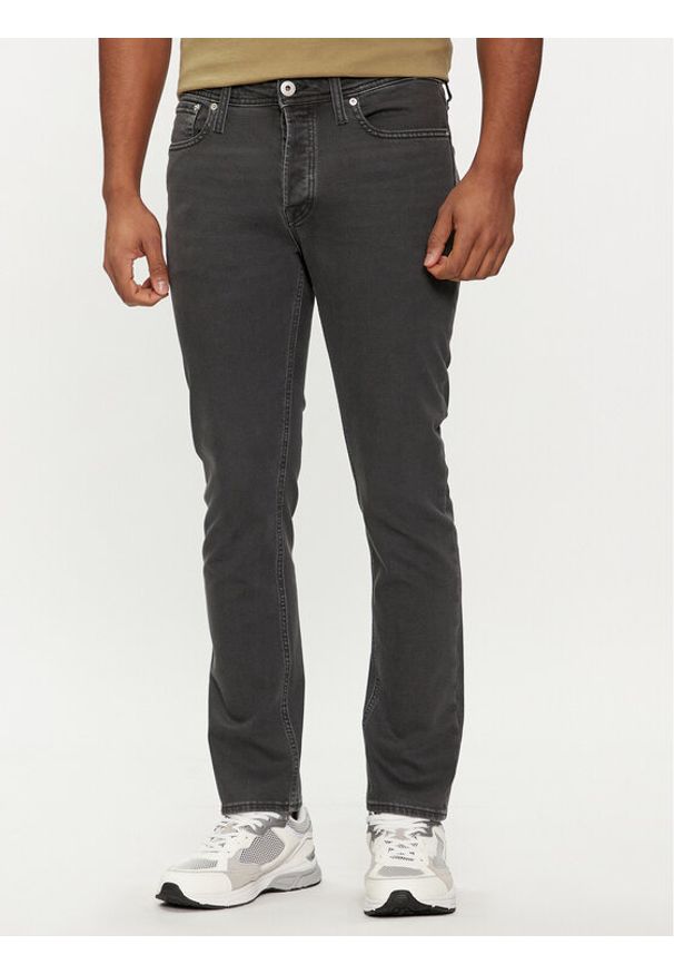 Jack & Jones - Jack&Jones Jeansy Tim 12249041 Szary Slim Fit. Kolor: szary