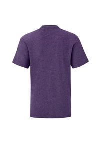 FRUIT OF THE LOOM - Koszulka Dziecięca Iconic Heather. Kolor: fioletowy