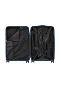 Ochnik - Komplet walizek na kółkach 19"/24"/28" WALPP-0021-61(W24). Kolor: niebieski. Materiał: materiał, poliester, guma #4