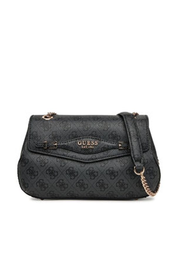 Guess Torebka Katya HWSG96 52210 Czarny. Kolor: czarny. Materiał: skórzane