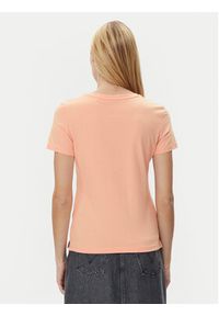 Guess T-Shirt W1YI1B I3Z14 Koralowy Regular Fit. Kolor: pomarańczowy. Materiał: bawełna #4