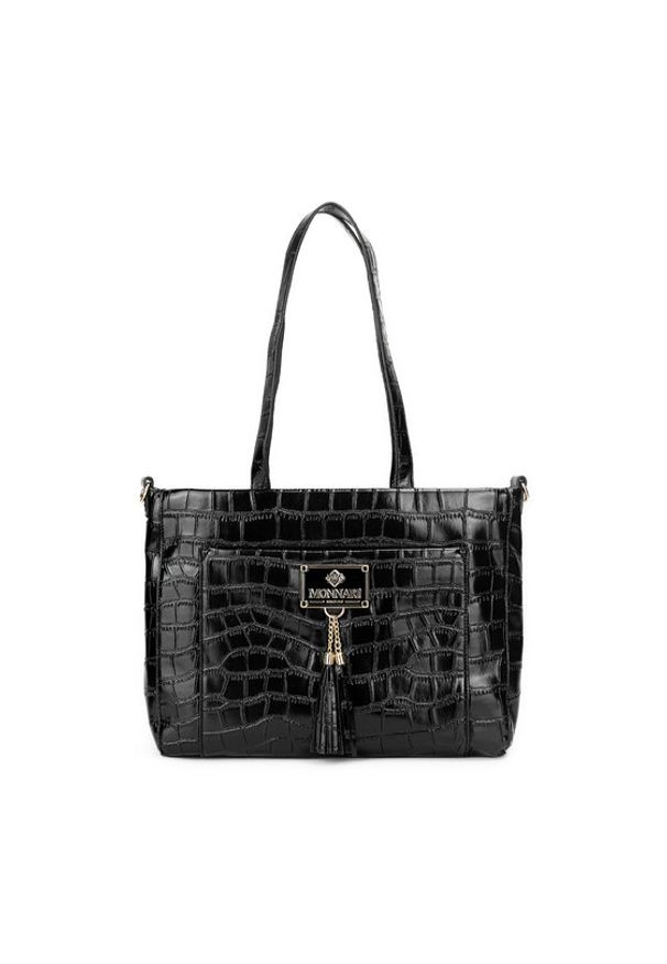 Monnari Torebka BAG4120 Czarny. Kolor: czarny. Materiał: skórzane