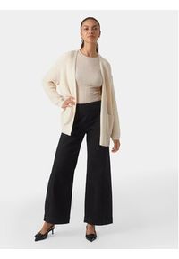 Vero Moda Kardigan Fabulous 10297806 Beżowy Regular Fit. Kolor: beżowy. Materiał: syntetyk