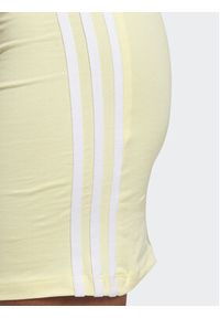 Adidas - adidas Sukienka codzienna Adicolor Classics Tight Summer Dress IB7403 Żółty Slim Fit. Okazja: na co dzień. Kolor: żółty. Materiał: bawełna. Typ sukienki: proste. Styl: casual #6