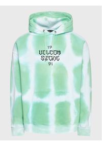 Volcom Bluza Trippin Dye A4112306 Zielony Loose Fit. Kolor: zielony. Materiał: bawełna