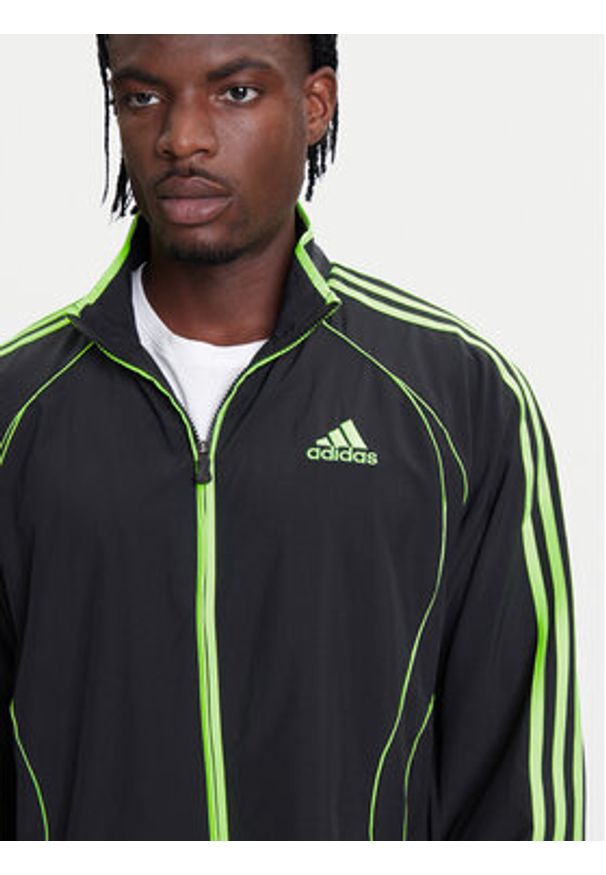 Adidas - adidas Bluza Teamgeist adicolor JW5866 Czarny Loose Fit. Kolor: czarny. Materiał: syntetyk