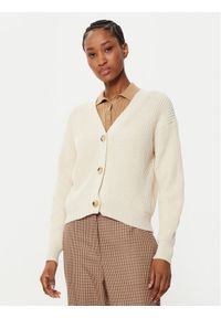 Weekend Max Mara Kardigan Nirvana 2515341051 Écru Regular Fit. Materiał: bawełna #1