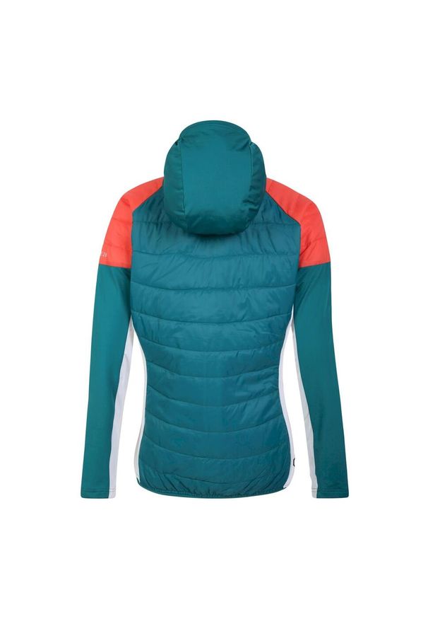 DARE 2B - Kurtka Hybrydowa Damska Culmination Wool Padded. Kolor: biały, zielony, różowy, wielokolorowy