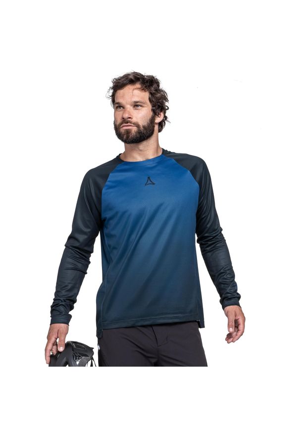 SCHÖFFEL - Longsleeve rowerowy męski Schöffel Koitere. Kolor: niebieski. Długość rękawa: długi rękaw. Sport: kolarstwo