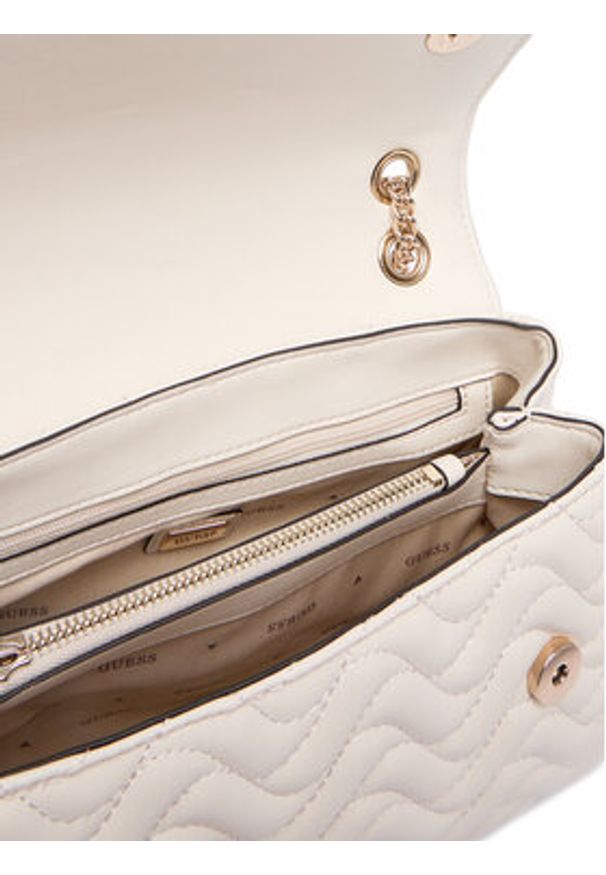 Guess Torebka HWQG96 53210 Biały. Kolor: biały. Materiał: skórzane