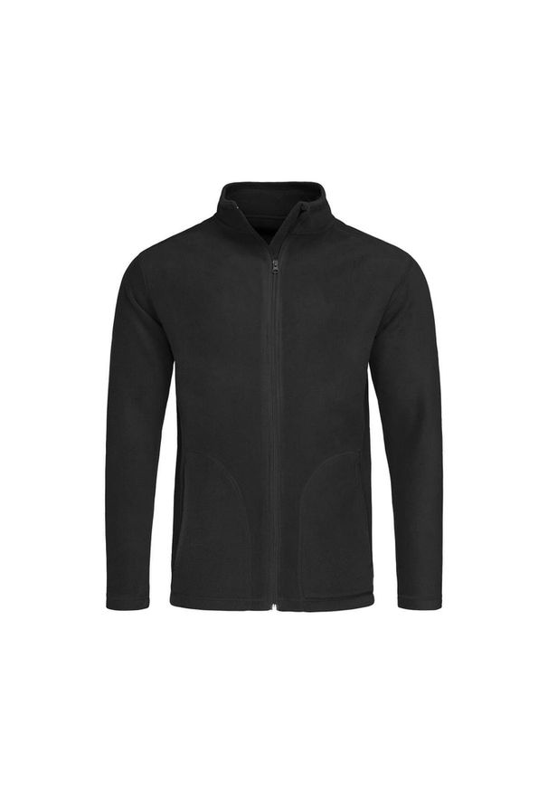 Stedman - Męska Zwykła Bluza Polarowa. Kolor: czarny. Materiał: polar. Sezon: zima. Styl: sportowy
