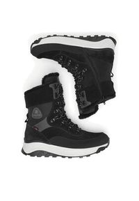Rieker Revolution Lifestyle Botki W0066-00 Czarny. Kolor: czarny. Materiał: zamsz, skóra