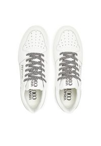 Versace Jeans Couture Sneakersy 78YA3SJ5 Biały. Kolor: biały. Materiał: skóra #5