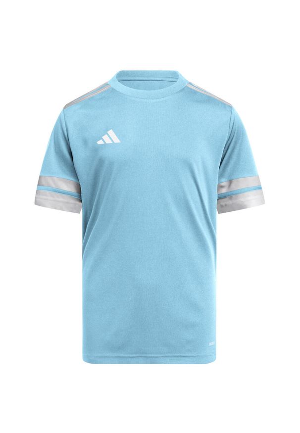 Adidas - Koszulka dla dzieci adidas Squadra 25. Kolor: biały, niebieski, wielokolorowy. Sport: piłka nożna