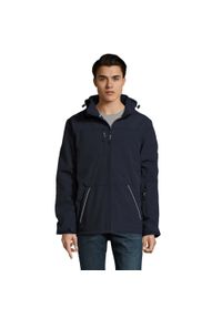 SOL'S - Męska Kurtka Rock Padded Soft Shell Jacket. Kolor: niebieski