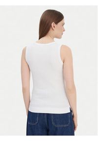 JOOP! Top 30040191 Biały Slim Fit. Kolor: biały. Materiał: bawełna #7