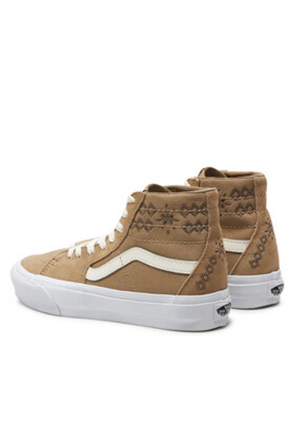 Vans Tenisówki Sk8-Hi Tapered VN0009QP4MG1 Beżowy. Kolor: beżowy. Materiał: materiał