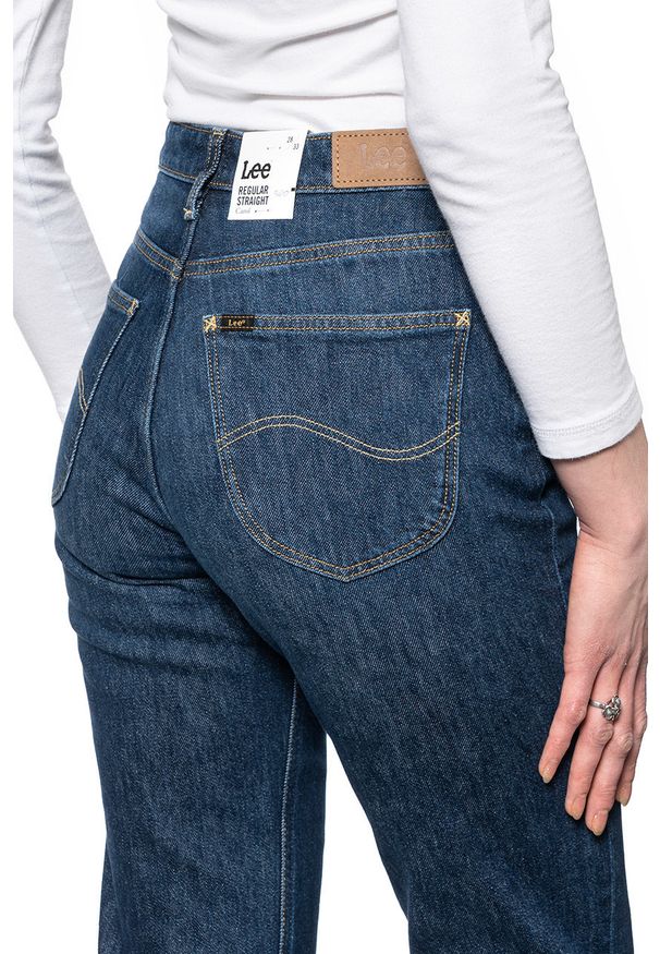 Lee - LEE CAROL DAMSKIE SPODNIE JEANSOWE NEW STRAIGHT L30UPOAW 112106801