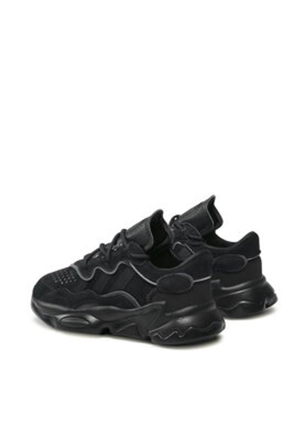 Adidas - adidas Sneakersy Ozweego C EF6298 Czarny. Kolor: czarny. Materiał: skóra, zamsz